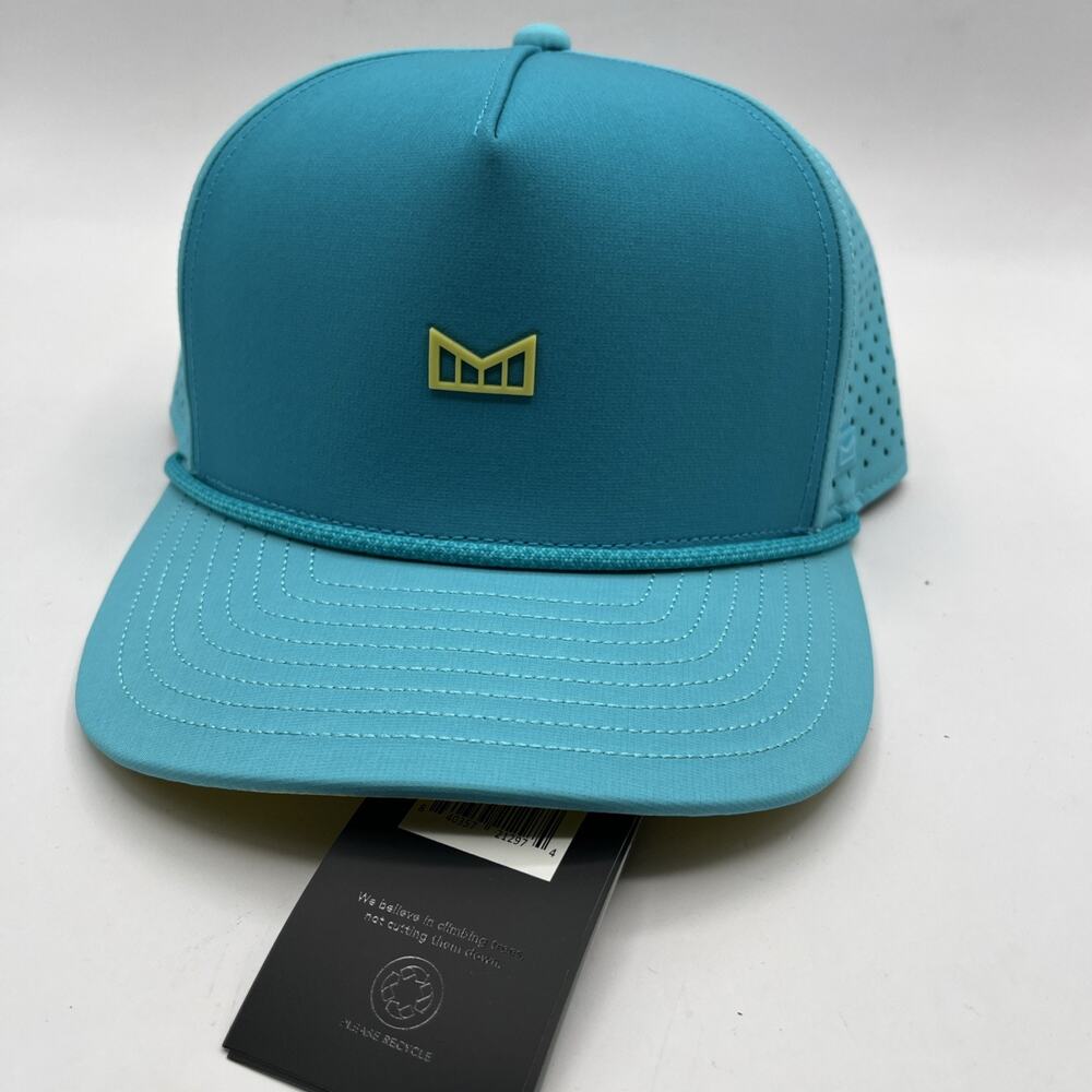 Melin Odysea Hydro Rope Snapback Hat Bulls Icon Blue Lagoon Adjustable Classic M